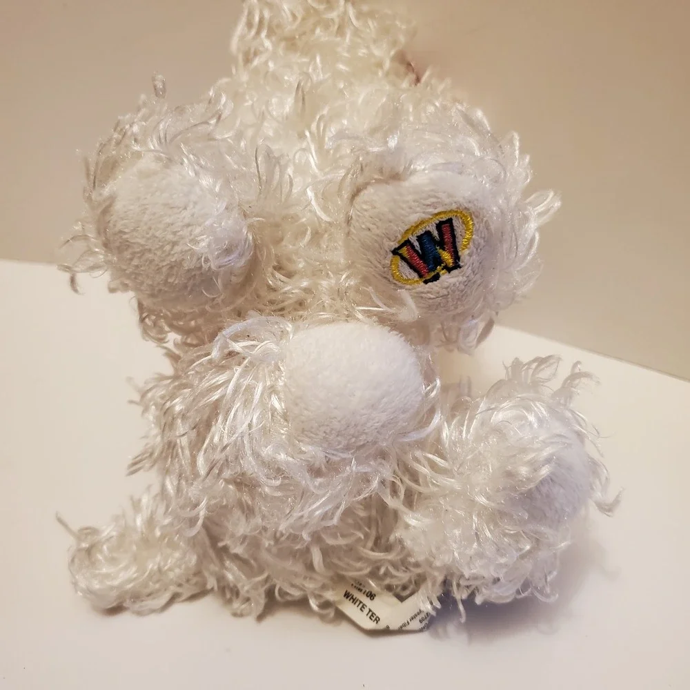 White‎ Terrier Dog GANZ Webkinz Plush 9
